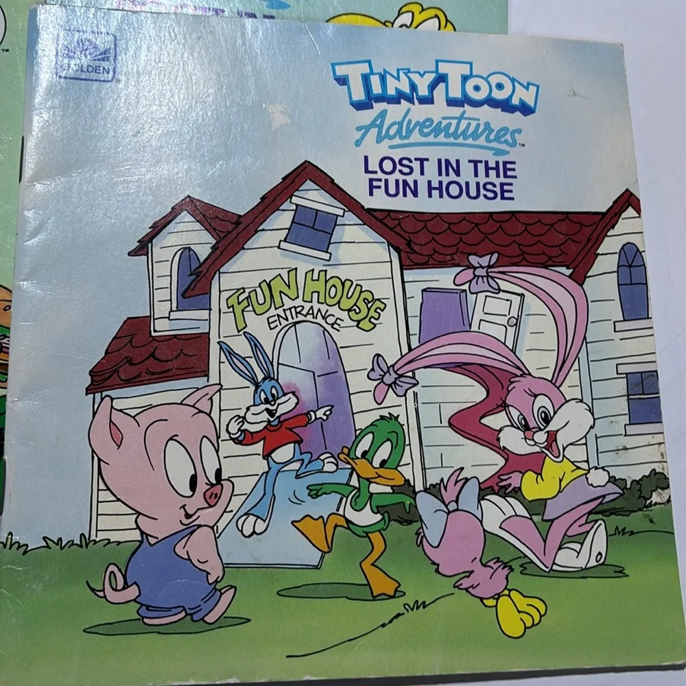 Tiny Toons Books Warner Bros Tiny Toons Children’s Books 1990s VTG Cartoon